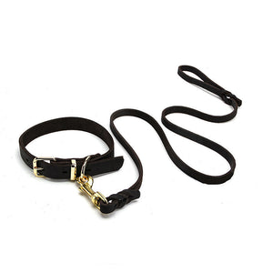 Pet Fashion Casual Pure Cowhide Collar