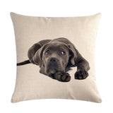 Simple Fashion Cute Pet Printing Pillowcase