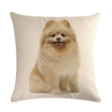 Simple Fashion Cute Pet Printing Pillowcase