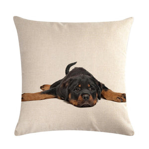 Simple Fashion Cute Pet Printing Pillowcase