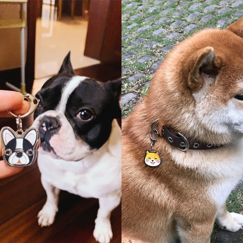 Fashion Personality Bell Pet Custom Nameplate