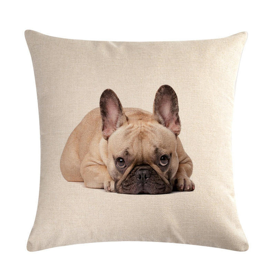 Simple Fashion Cute Pet Printing Pillowcase