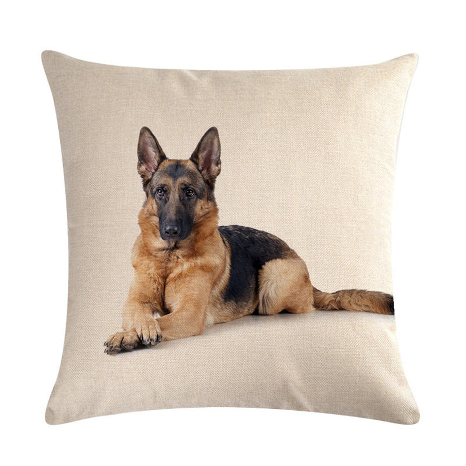 Simple Fashion Cute Pet Printing Pillowcase