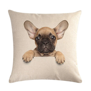 Simple Fashion Cute Pet Printing Pillowcase