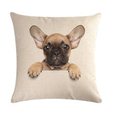 Simple Fashion Cute Pet Printing Pillowcase