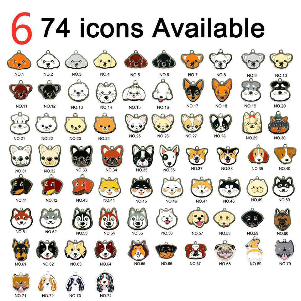 Fashion Personality Bell Pet Custom Nameplate